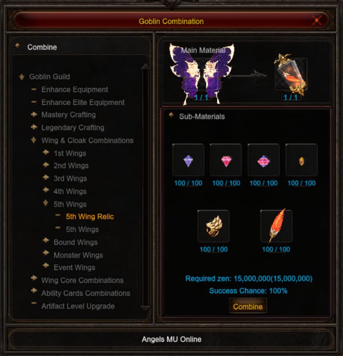Craft a 5th Wing Relic